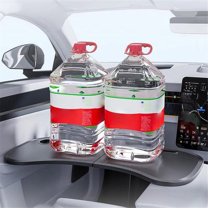 For Tesla Model 3  /  Y Front Seat Bi-Fold Foldable Laptop Desk Car Steering Wheel Table Portable Dining Tray