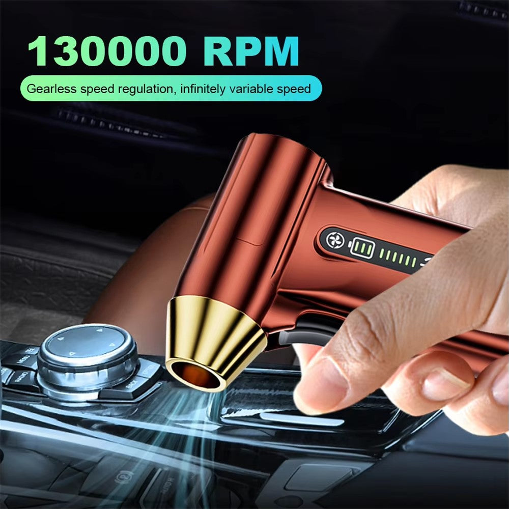 ST-8109 Portable Handheld Wireless Blower 3 Gears Adjustable High Power Car Home Dust Cleaner