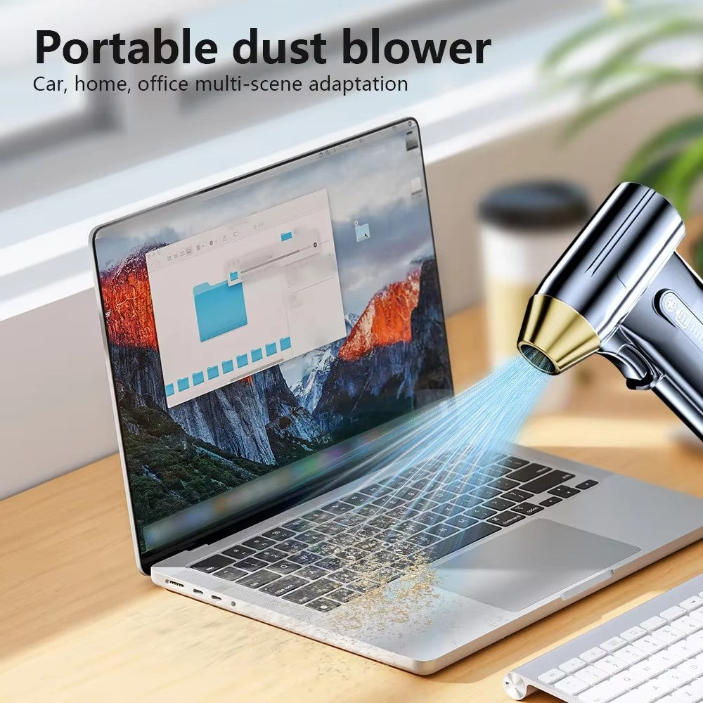 ST-8109 Portable Handheld Wireless Blower 3 Gears Adjustable High Power Car Home Dust Cleaner