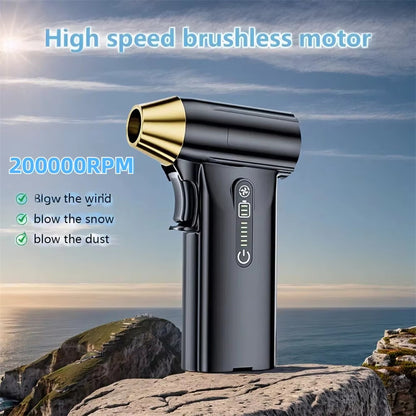 ST-8109 Portable Handheld Wireless Blower 3 Gears Adjustable High Power Car Home Dust Cleaner