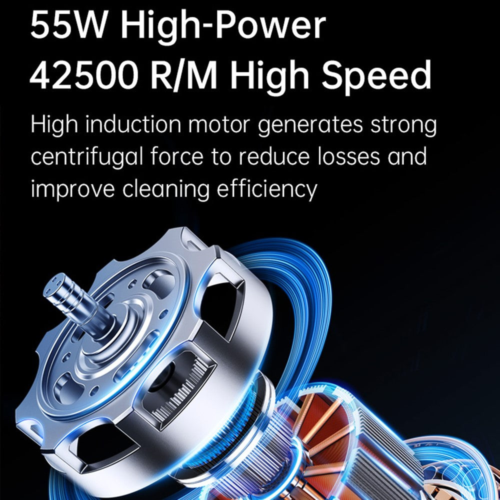 D16 50W 42500RPM Portable Air Duster Rechargeable Wireless Handheld Dust Blower for Car / PC / Keyboard