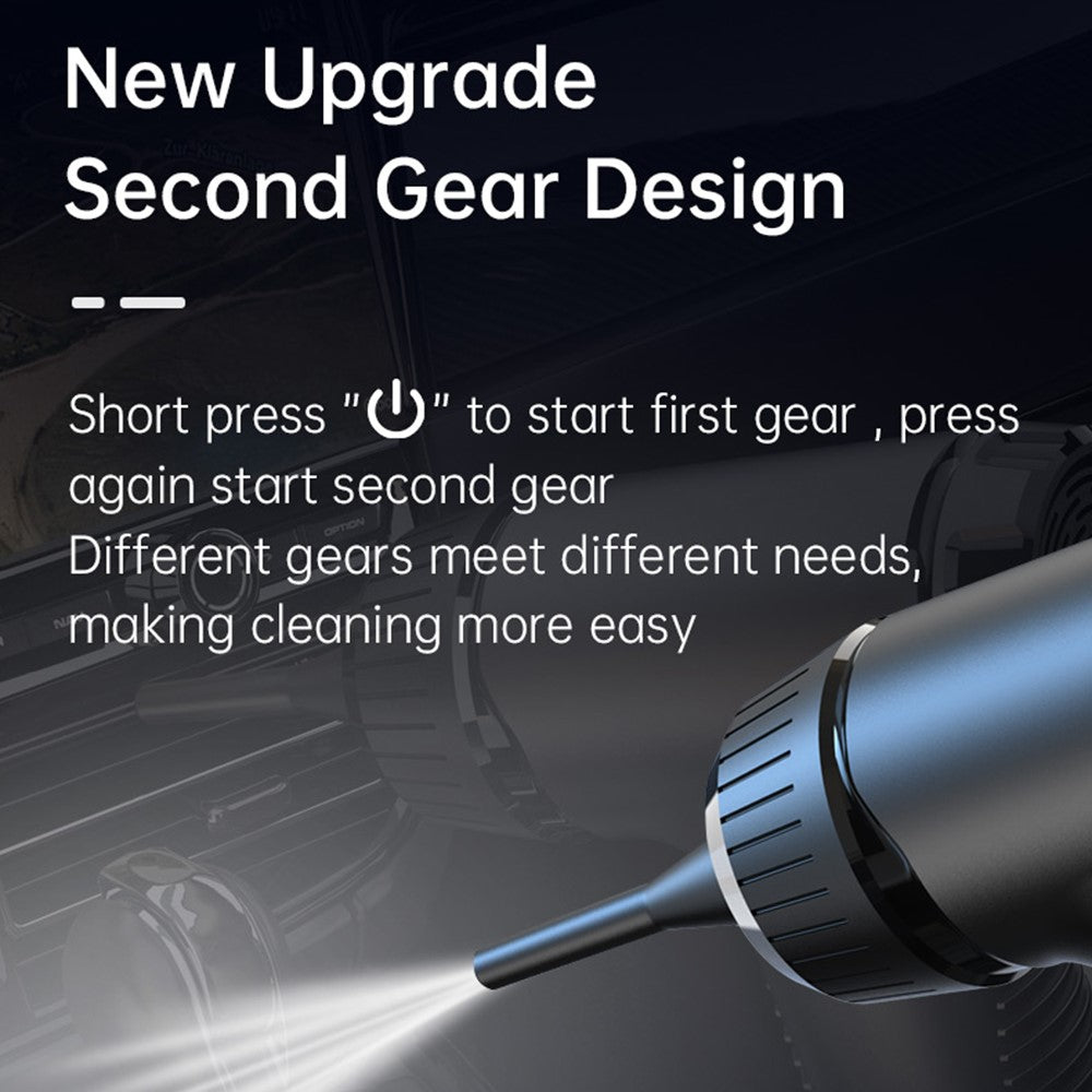 D16 50W 42500RPM Portable Air Duster Rechargeable Wireless Handheld Dust Blower for Car / PC / Keyboard