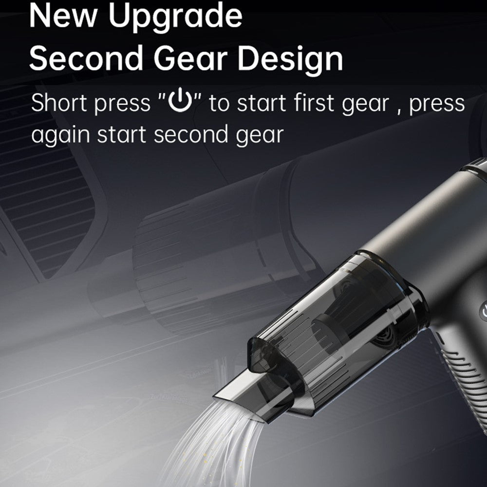 V16D 2 in 1 Car Vacuum Cleaner Powerful Suction Rechargeable Handheld Dust Blower with 7 Nozzles