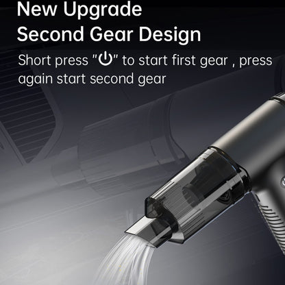 V16D 2 in 1 Car Vacuum Cleaner Powerful Suction Rechargeable Handheld Dust Blower with 7 Nozzles