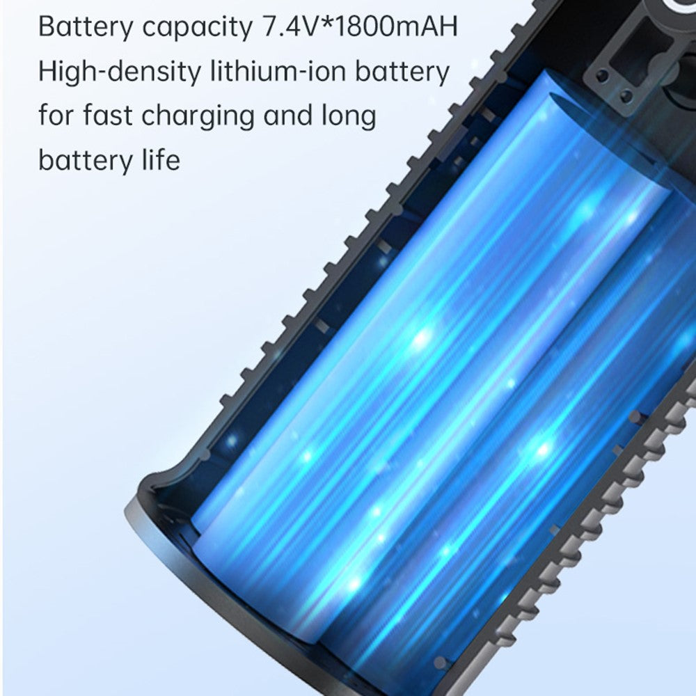 V16D 2 in 1 Car Vacuum Cleaner Powerful Suction Rechargeable Handheld Dust Blower with 7 Nozzles