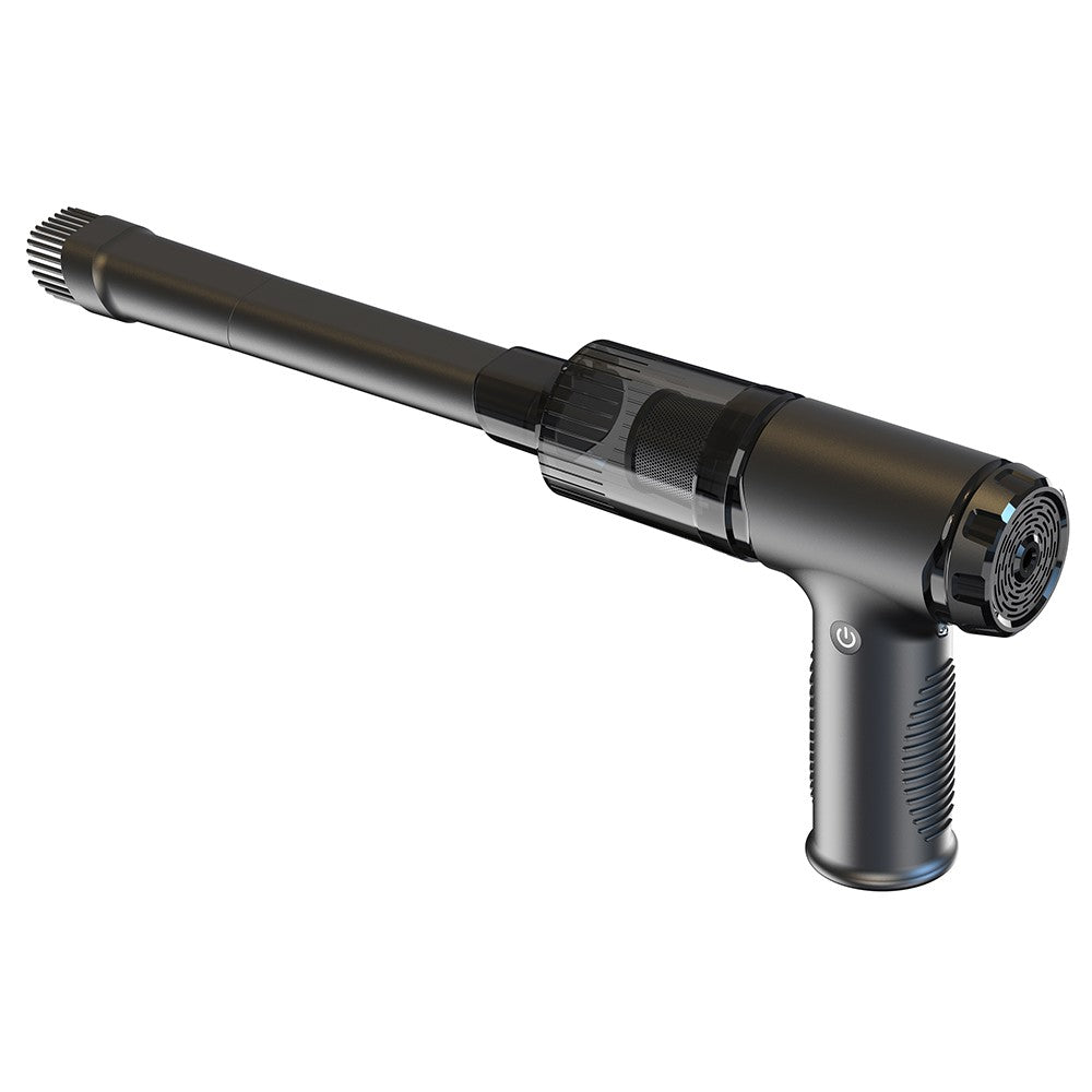 V16S Rechargeable Dust Blower Portable Handheld Car Vacuum Cleaner with 200ml Dust Box