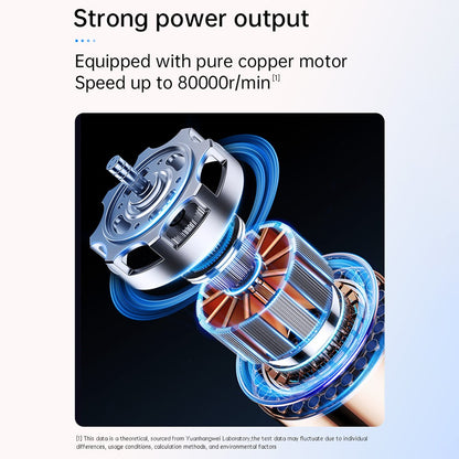 V16S Rechargeable Dust Blower Portable Handheld Car Vacuum Cleaner with 200ml Dust Box