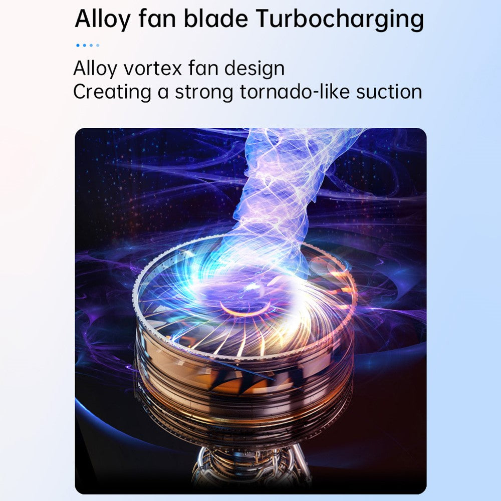 V16S Rechargeable Dust Blower Portable Handheld Car Vacuum Cleaner with 200ml Dust Box