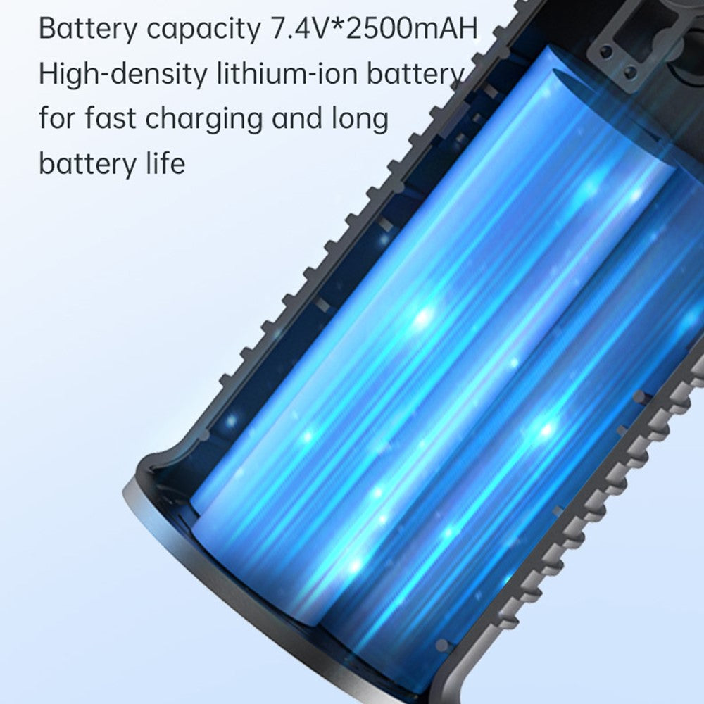 V16S Rechargeable Dust Blower Portable Handheld Car Vacuum Cleaner with 200ml Dust Box