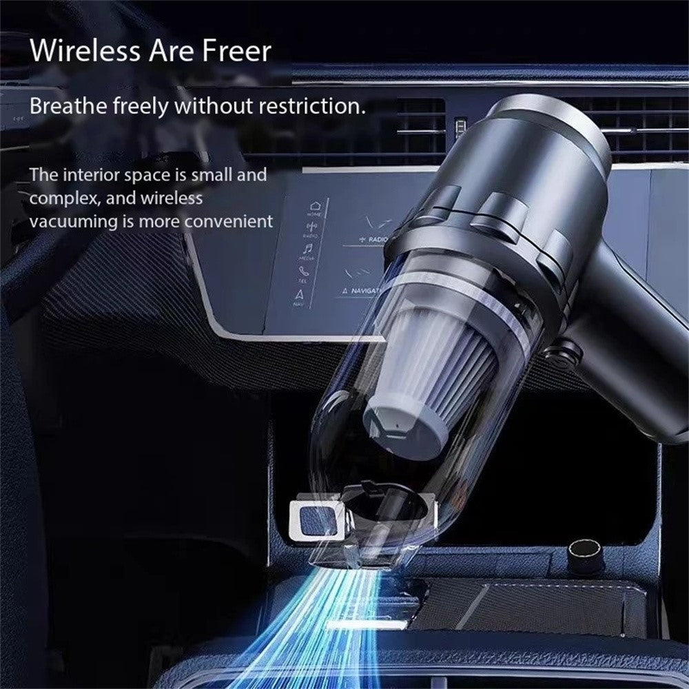 16KPa Powerful Suction Wireless Car Vacuum Cleaner Rechargeable Portable Handheld Dust Blower