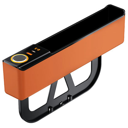 Car Seat Gap Filler Organizer with USB-A + USB-C Fast Charging Ports Multifunctional Storage Box