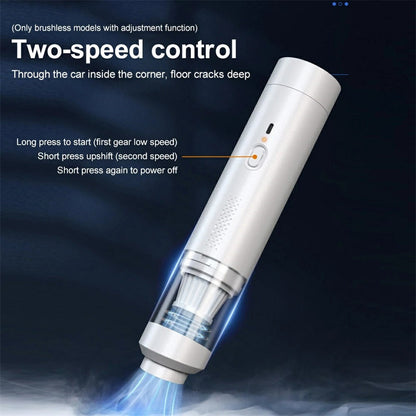 Brushless Motor Car Vacuum Cleaner 200W High Power Multifunction Handheld Cordless Suction Blower