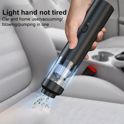 Brushless Motor Car Vacuum Cleaner 200W High Power Multifunction Handheld Cordless Suction Blower