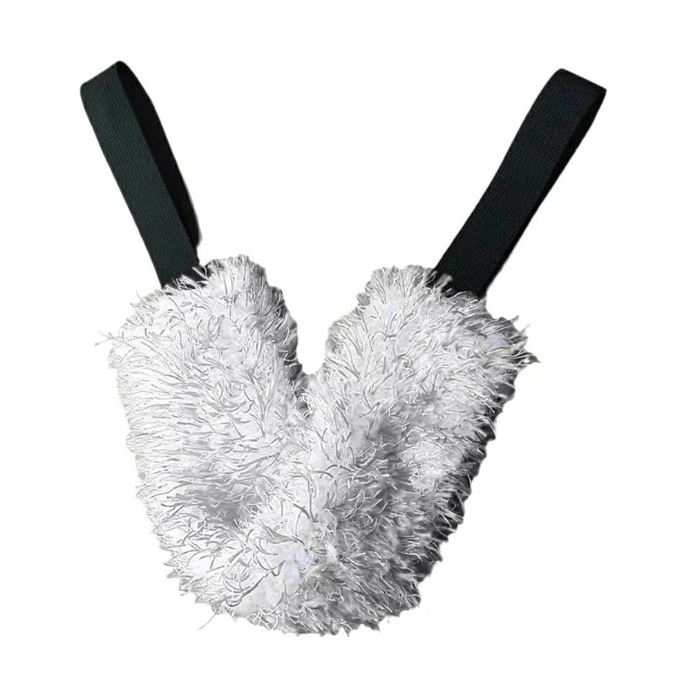 Car Wheel Wash Towel Automotive Tire Wiping Towel Wheel Hub Cleaning Rag Long Strap Tires Detailing Towel