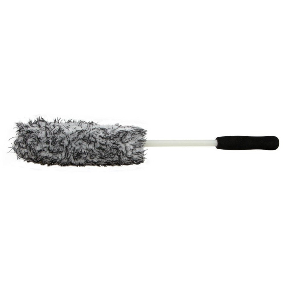 Wheel Rim Cleaning Brush Automobile Tire Hub Ultra-fine Microfiber Cleaner Tool with Spacer Plate