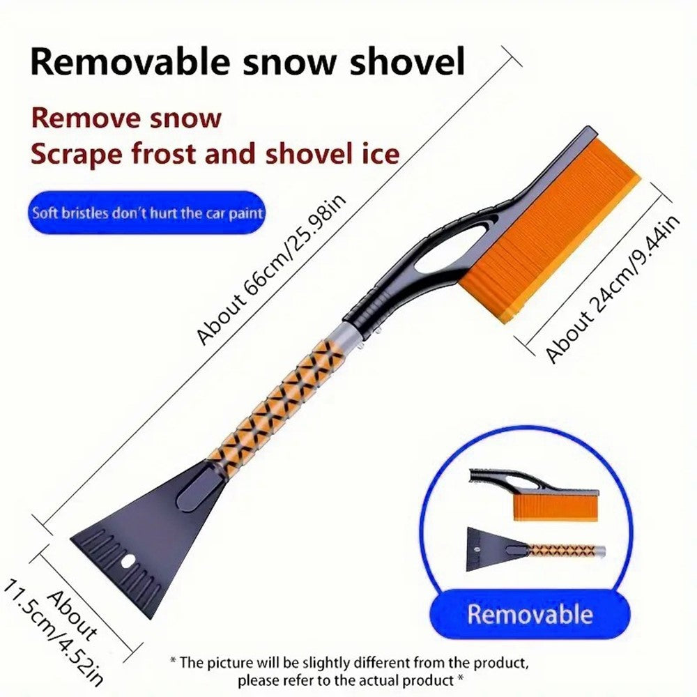 ST-3910 2 in 1 Detachable Car Snow Brush Ice Scraper Winter Windshield Cleaner for Vehicles