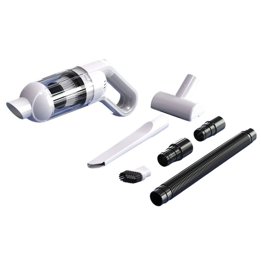 Handheld Car Vacuum Cleaner 8kPa Powerful Suction Low Noise Cordless Dust Blower with LED Light