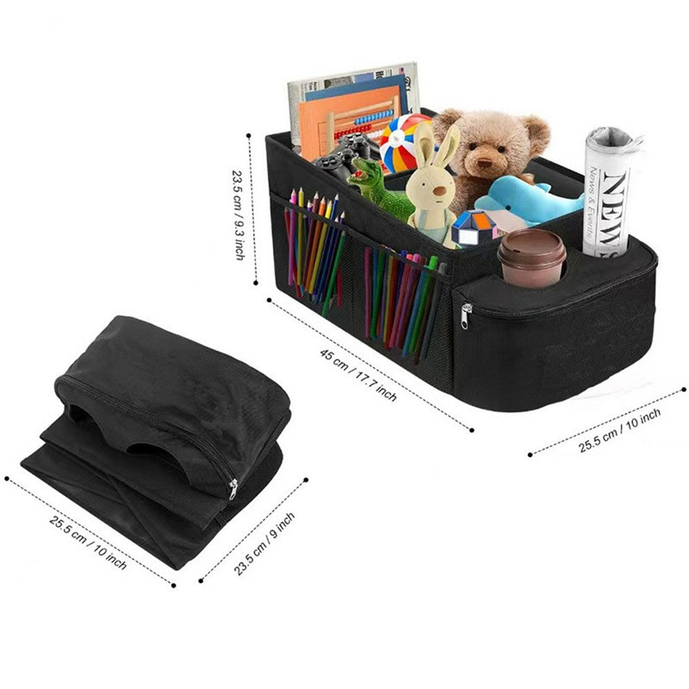 Multi Pocket Car Trunk Organizer Large Capacity Foldable 600D Oxford Fabric Storage Box