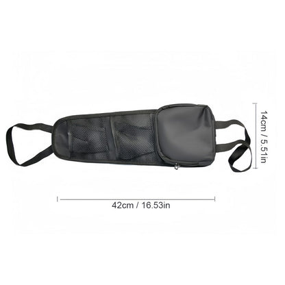 Car Seat Side Storage Organizer Waterproof Multi-Pocket Hanging Bag for Map Water Bottle Umbrella