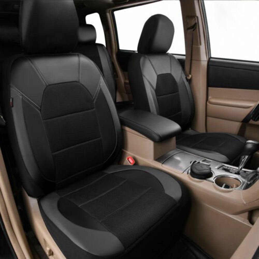 9Pcs Car Seat Covers Full Set Automotive Front Back Seat Bench Protectors