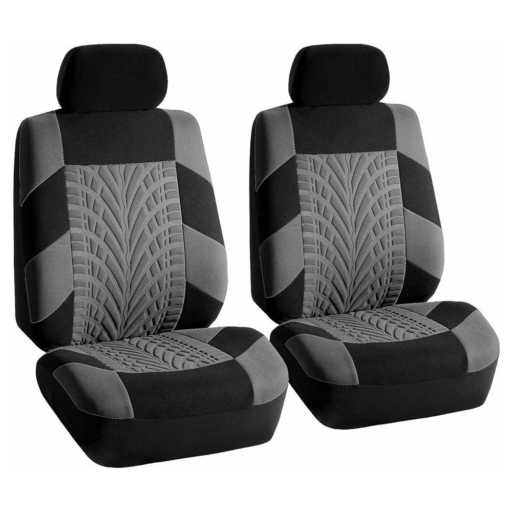 9Pcs Car Seat Covers Full Set Automotive 5-Seats Front Rear Covers Headrest Protectors