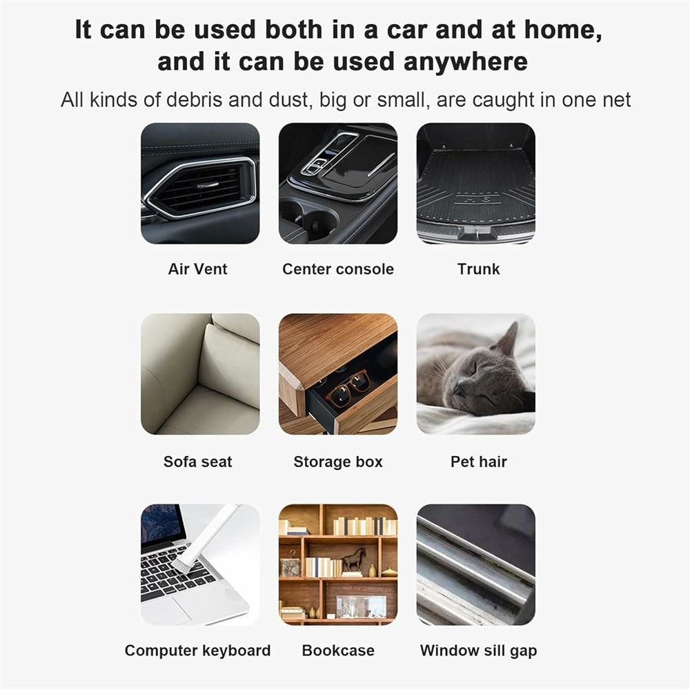 4000PA Strong Suction Wireless Car Vacuum Cleaner Low Noise Handheld Portable Dust Buster