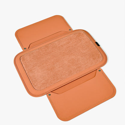 For Performance X3 / X4 / F30 / F06 / F02 Car Armrest Pad Leather Elbow Rest Cover with Storage Pocket