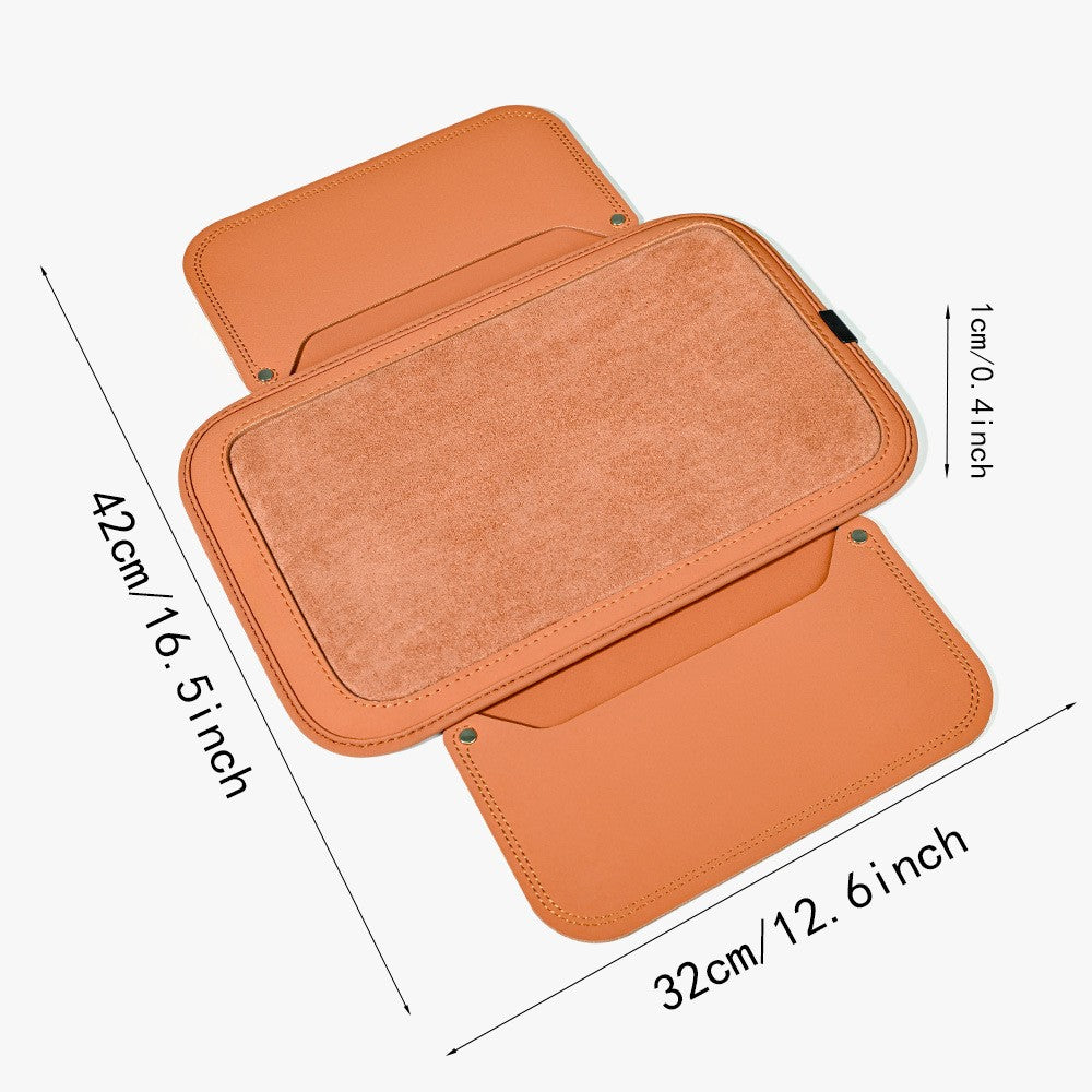 For Performance X3 / X4 / F30 / F06 / F02 Car Armrest Pad Leather Elbow Rest Cover with Storage Pocket