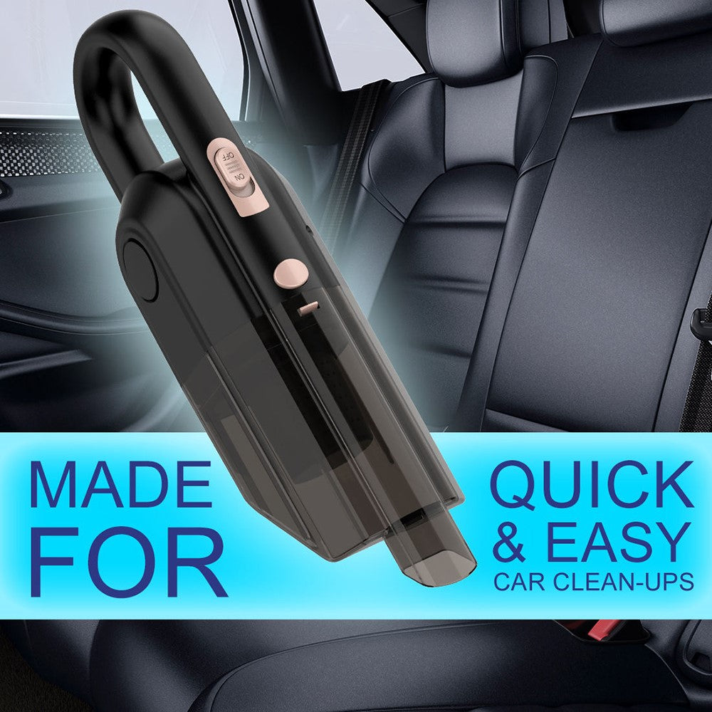 Portable 12000Pa Vacuum Cleaner for Car Home Strong Suction Cordless Handheld Cleaning Machine