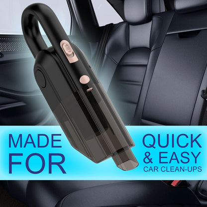 Portable 12000Pa Vacuum Cleaner for Car Home Strong Suction Cordless Handheld Cleaning Machine