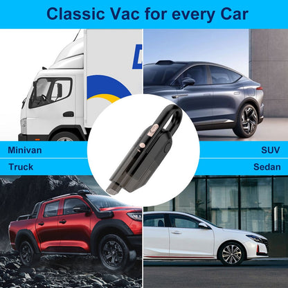 Portable 12000Pa Vacuum Cleaner for Car Home Strong Suction Cordless Handheld Cleaning Machine