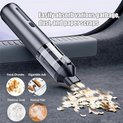 Portable Car Vacuum Cleaner 16000Pa High Suction Handheld Cordless Vacuum Blower for Auto / Home Cleaning