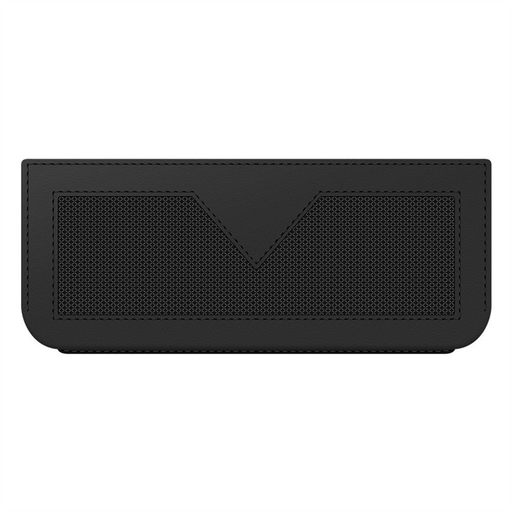 PU Leather Car Storage Bag Multi-Functional Mesh Pouch Adhesive Phone Holder for Vehicle Interior Organization