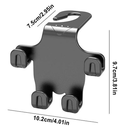 Car Seat Back Hook Multi-Functional Creative Storage Organizer for Car Interior Rear Seat Car Phone Holder