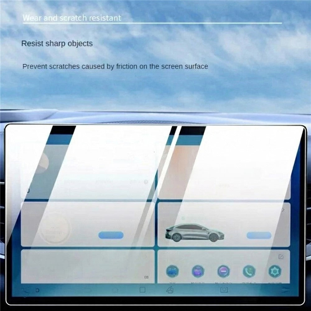 For BYD 2021-2025 12.8 Inch Navigation Screen Film Anti Scratch HD Clear Tempered Glass Screen Protector