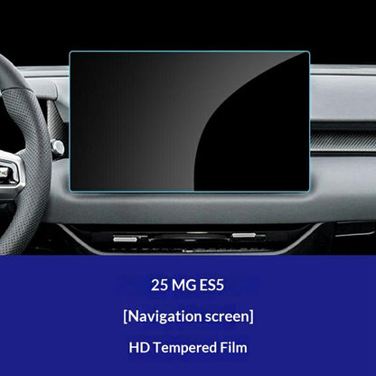 For MG ES5 2025 15.6 Inch Navigation Screen Film Anti Scratch HD Clear Tempered Glass Screen Protector