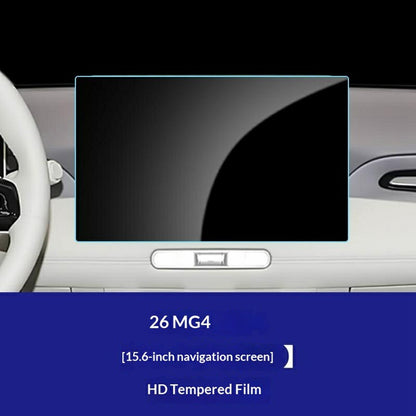 For MG4 2026 15.6 Inch Navigation Screen Film Anti Scratch HD Clear Tempered Glass Screen Protector