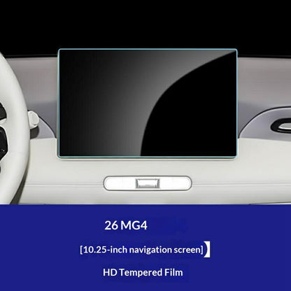 For MG4 2026 10.25 Inch Navigation Screen Film Anti Scratch HD Clear Tempered Glass Screen Protector