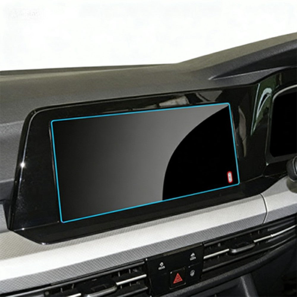 For Golf 2021-2024 10 Inch Navigation Screen Film Anti Scratch HD Clear Tempered Glass Screen Protector