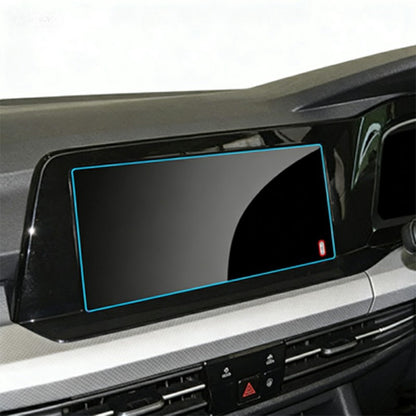 For Golf 2021-2024 10 Inch Navigation Screen Film Anti Scratch HD Clear Tempered Glass Screen Protector