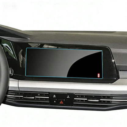 For Golf 2021-2024 10 Inch Navigation Screen Film Anti Scratch HD Clear Tempered Glass Screen Protector