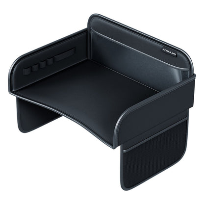 KABULUN Car Safety Table Car Seat Back Organizer Kids Travel Tray Table with Storage Pockets for Children