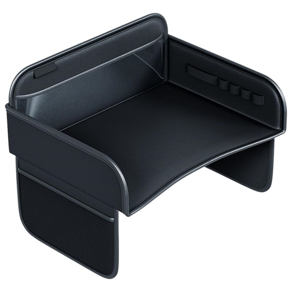KABULUN Car Safety Table Car Seat Back Organizer Kids Travel Tray Table with Storage Pockets for Children