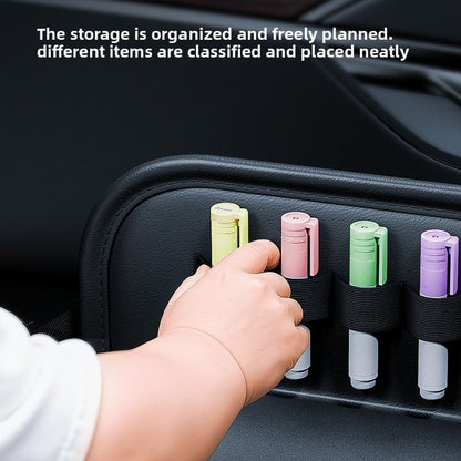 KABULUN Car Safety Table Car Seat Back Organizer Kids Travel Tray Table with Storage Pockets for Children