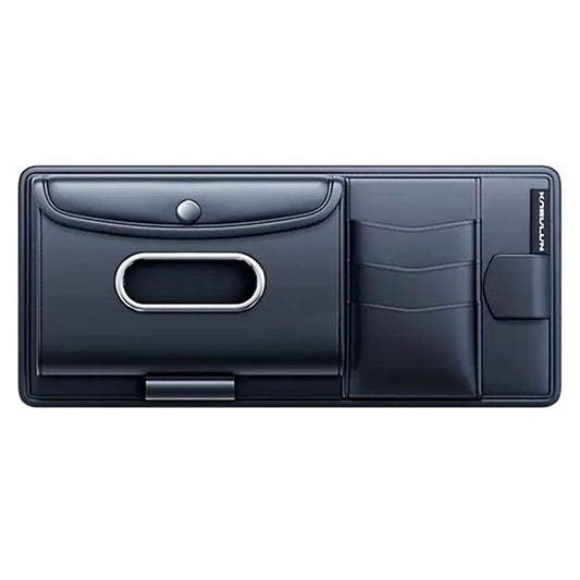 Car Sun Visor Organizer Tissue Box Holder Glasses Storage Compartment Multi-functional Card Storage Pouch for Cars Trucks
