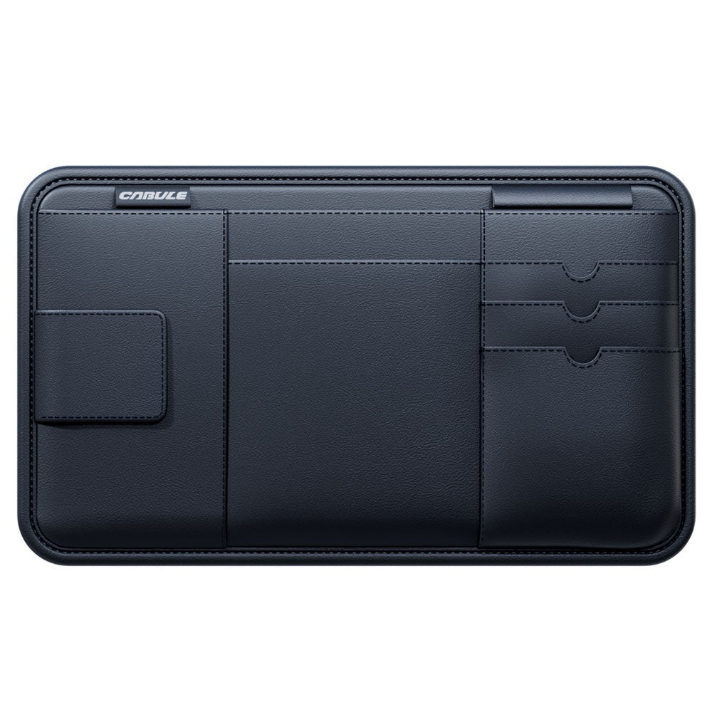 Car Sun Visor Organizer Multi-Function Storage Bag Glasses Card Holder Document Storage Pouch