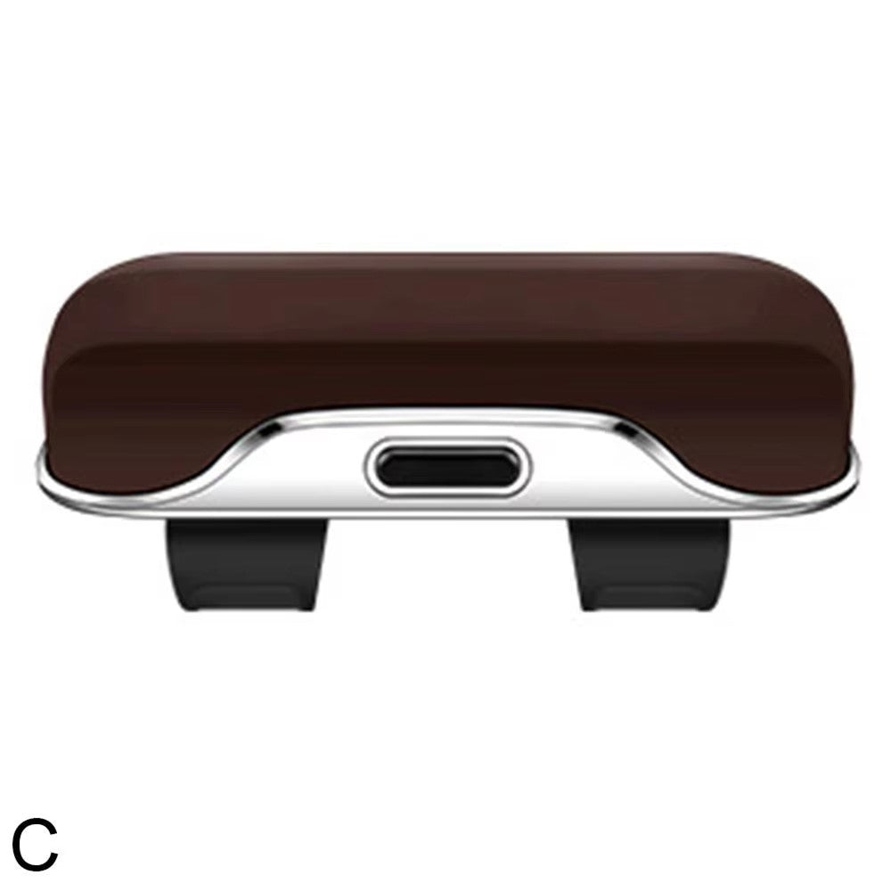 Clip-on Sun Visor Mount Sunglasses Storage Box Space Saving Car Glasses Holder Case