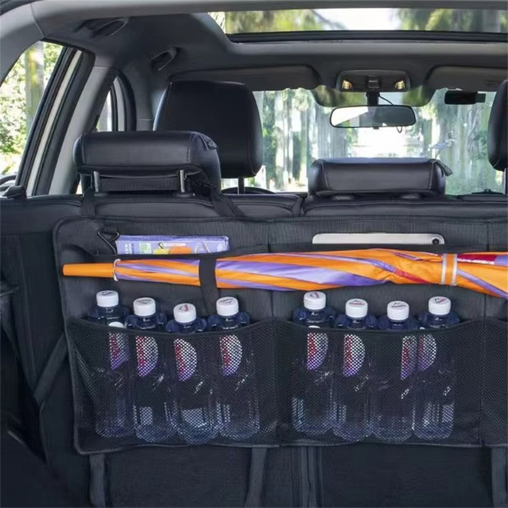Car Trunk Storage Bag Oxford Cloth Waterproof Large Capacity Seat Back Headrest Hanging Organizer