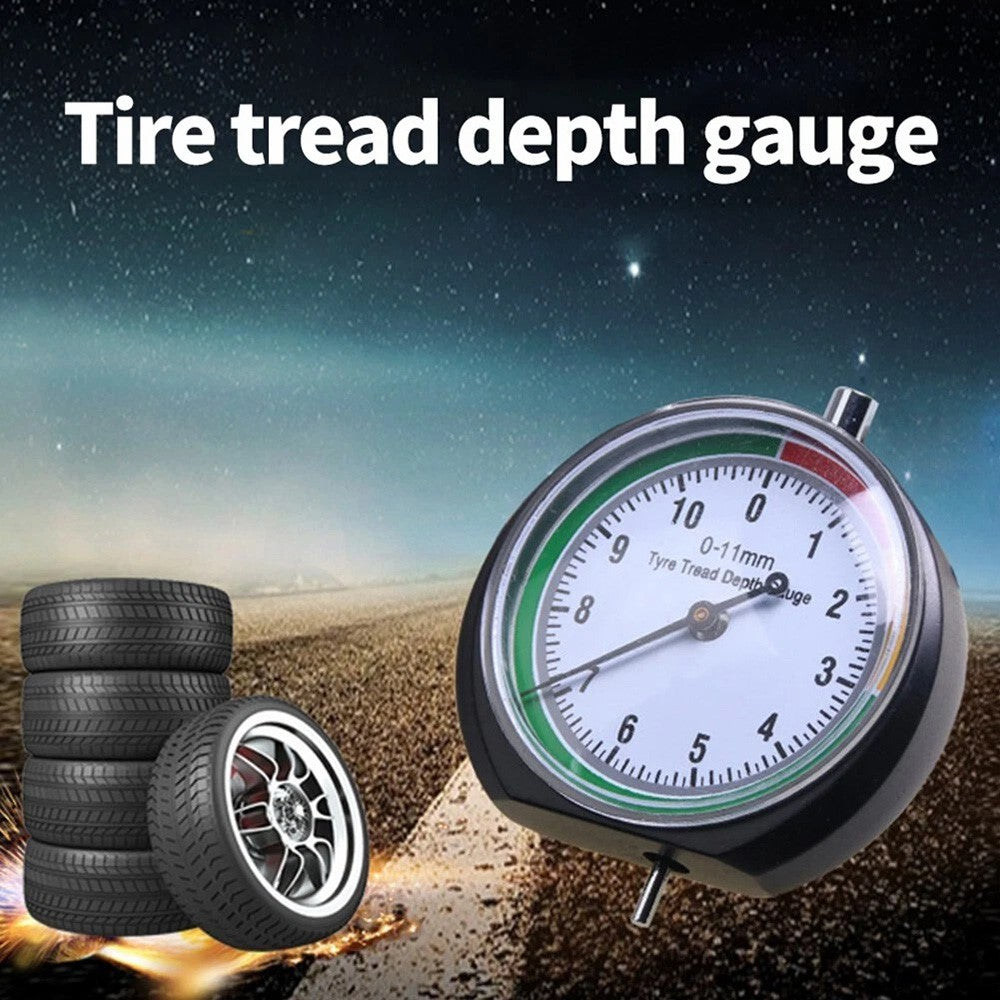 Tyre Tread Depth Gauge Car Tire Tread Meter Measurer High Accuracy Tyre Measure Tool
