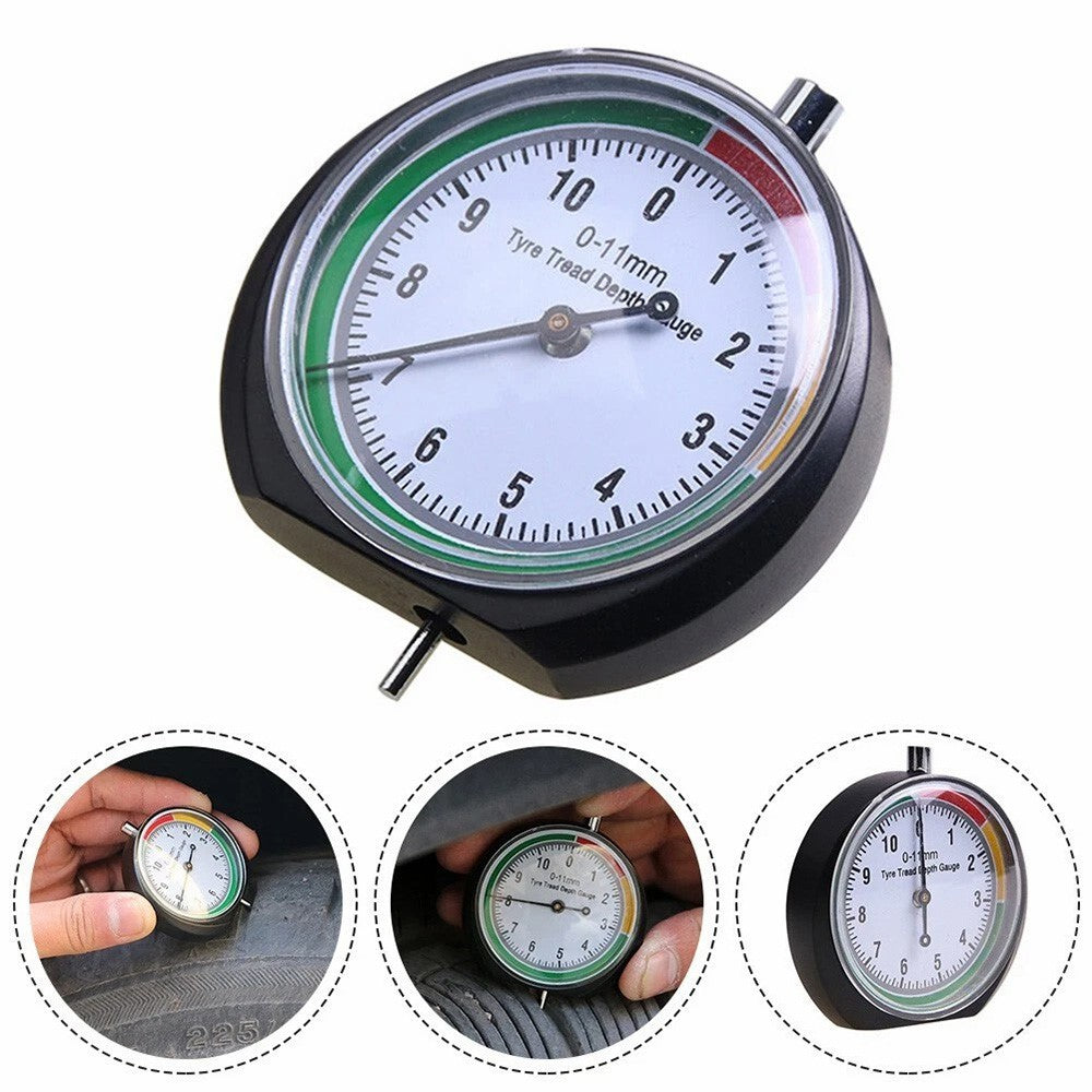 Tyre Tread Depth Gauge Car Tire Tread Meter Measurer High Accuracy Tyre Measure Tool